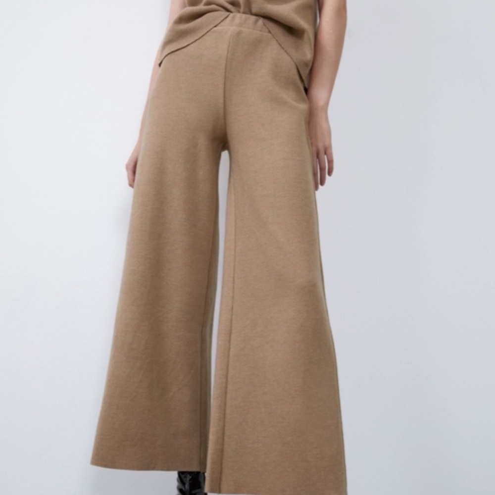 Zara Soft Touch Trousers - Camel